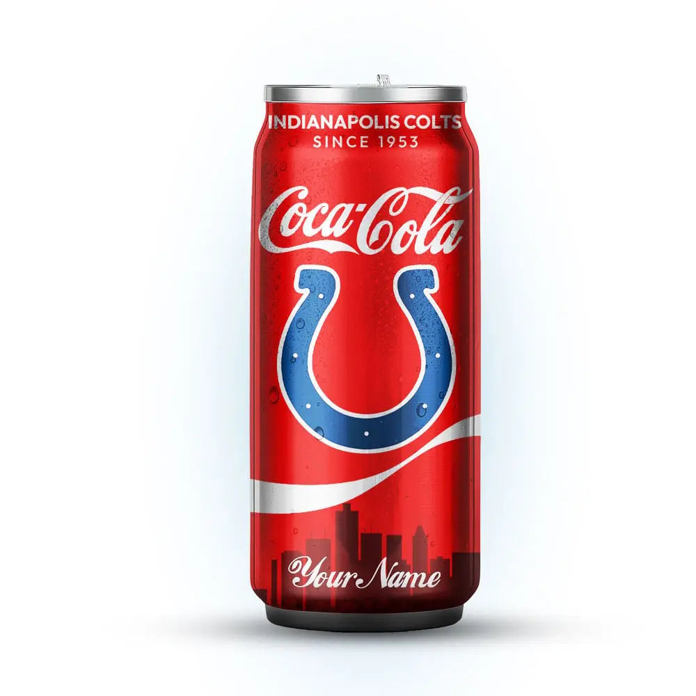 Indianapolis Colts | NFL Coca Cola Can Tumbler TD – HuddleStyle.com - Image 3