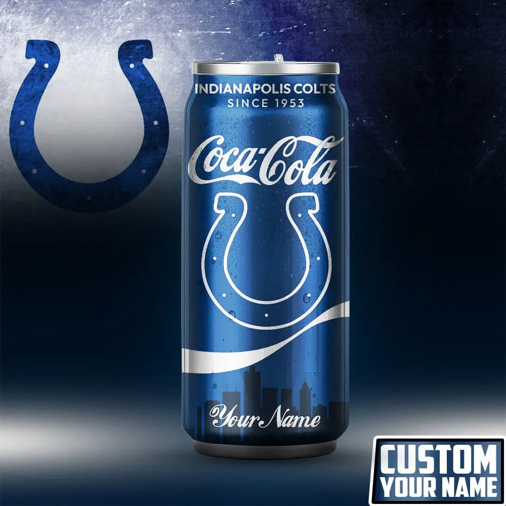 Indianapolis Colts | NFL Coca Cola Can Tumbler TD – HuddleStyle.com - Image 4