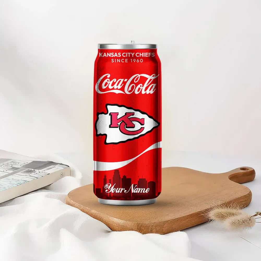 Kansas City Chiefs | NFL Coca Cola Can Tumbler TD – HuddleStyle.com - Image 2