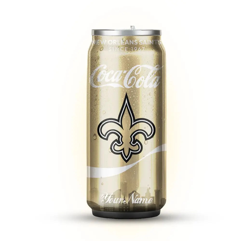 New Orleans Saints | NFL Coca Cola Can Tumbler TD – HuddleStyle.com - Image 6