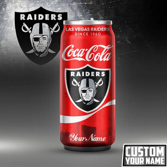 Las Vegas Raiders | NFL Coca Cola Can Tumbler TD – HuddleStyle.com - Main