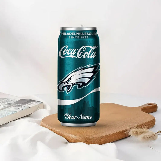 Philadelphia Eagles | NFL Coca Cola Can Shaped Tumbler TD – HuddleStyle.com - Main