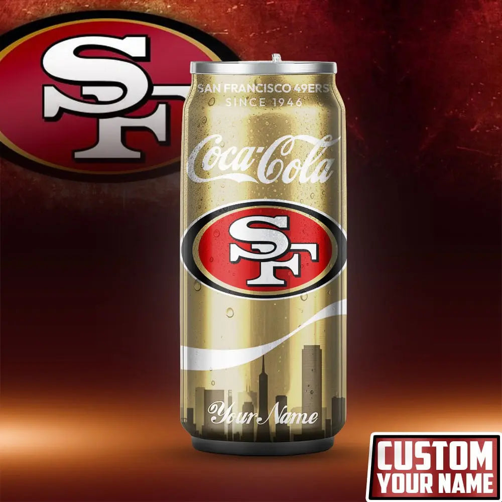 San Francisco 49ers | NFL Coca Cola Can Tumbler TD – HuddleStyle.com - Image 4