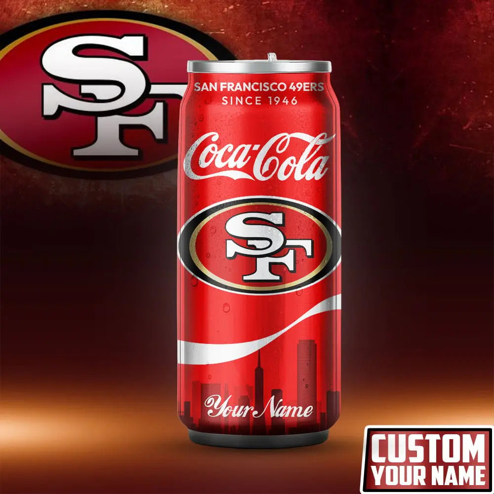 San Francisco 49ers | NFL Coca Cola Can Tumbler TD – HuddleStyle.com - Main