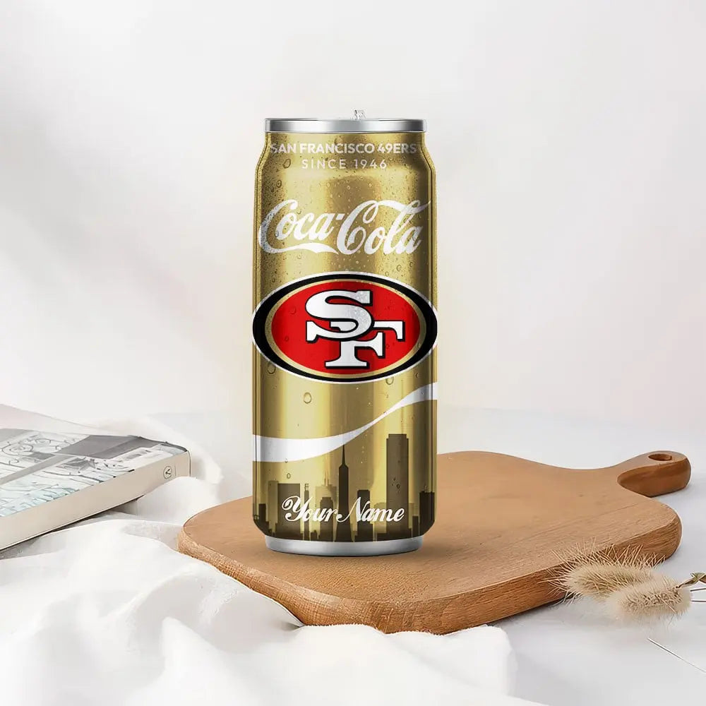 San Francisco 49ers | NFL Coca Cola Can Tumbler TD – HuddleStyle.com - Image 5