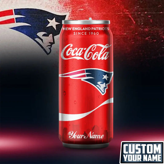 New England Patriots | NFL Coca Cola Can Tumbler TD – HuddleStyle.com - Main