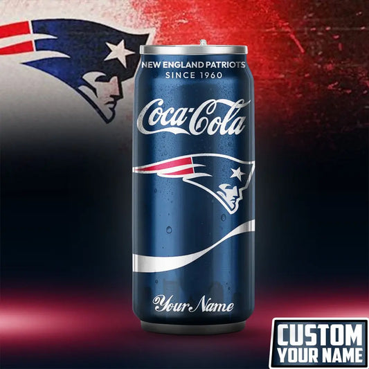 New England Patriots | NFL Coca Cola Can Shaped Tumbler TD – HuddleStyle.com - Main