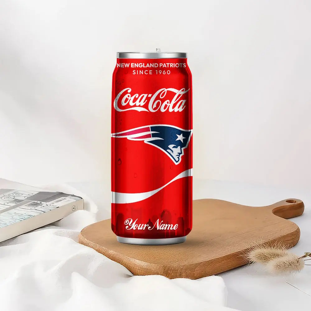 New England Patriots | NFL Coca Cola Can Tumbler TD – HuddleStyle.com - Image 2