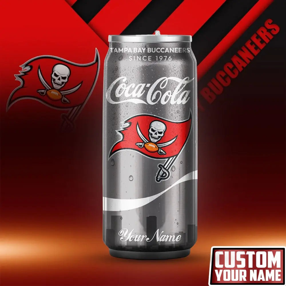 Tampa Bay Buccaneers | NFL Coca Cola Can Tumbler TD – HuddleStyle.com - Image 4