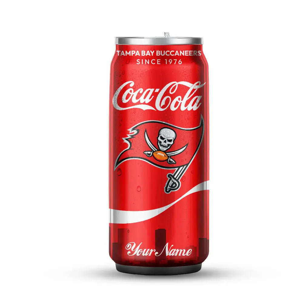 Tampa Bay Buccaneers | NFL Coca Cola Can Tumbler TD – HuddleStyle.com - Image 3