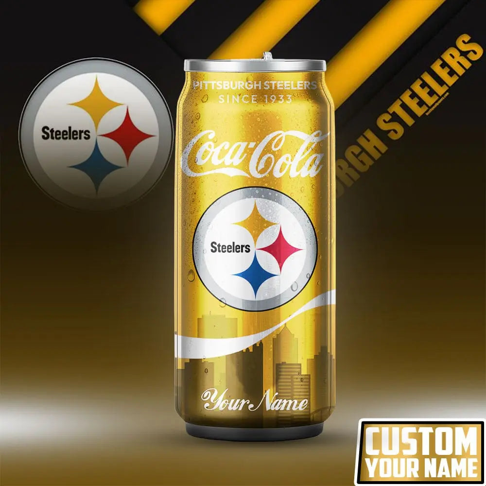 Pittsburgh Steelers | NFL Coca Cola Can Tumbler TD – HuddleStyle.com - Image 4