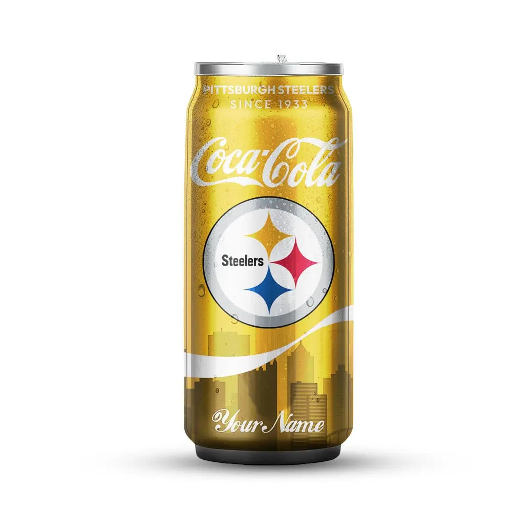 Pittsburgh Steelers | NFL Coca Cola Can Shaped Tumbler TD – HuddleStyle.com - Image 5