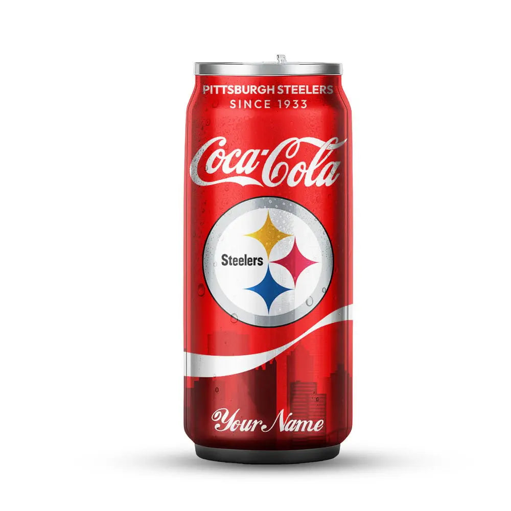 Pittsburgh Steelers | NFL Coca Cola Can Tumbler TD – HuddleStyle.com - Image 3
