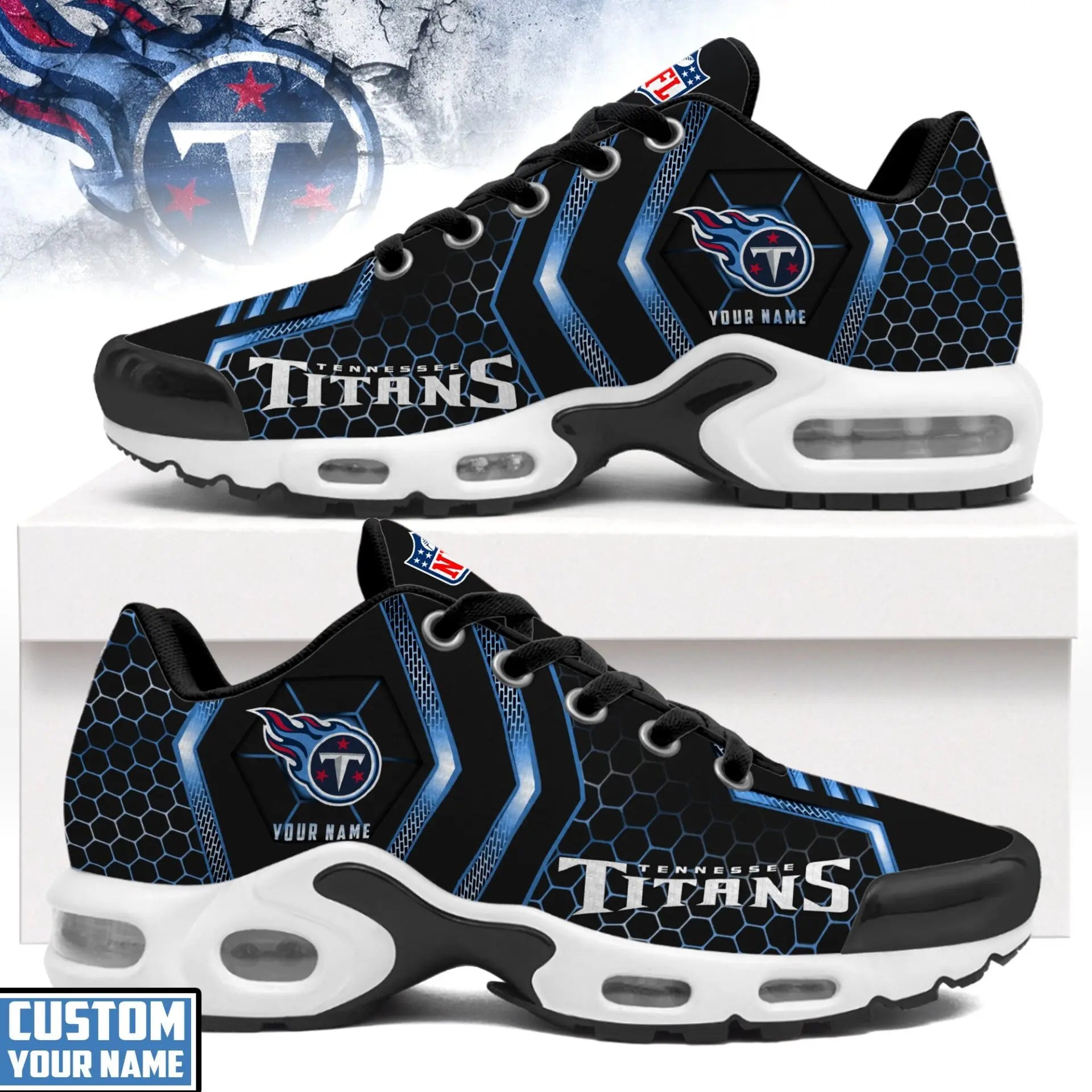 Tennessee Titans | NFL Personalized Air Max Shoes Exclusive Edition TD200925 – HuddleStyle.com - Main