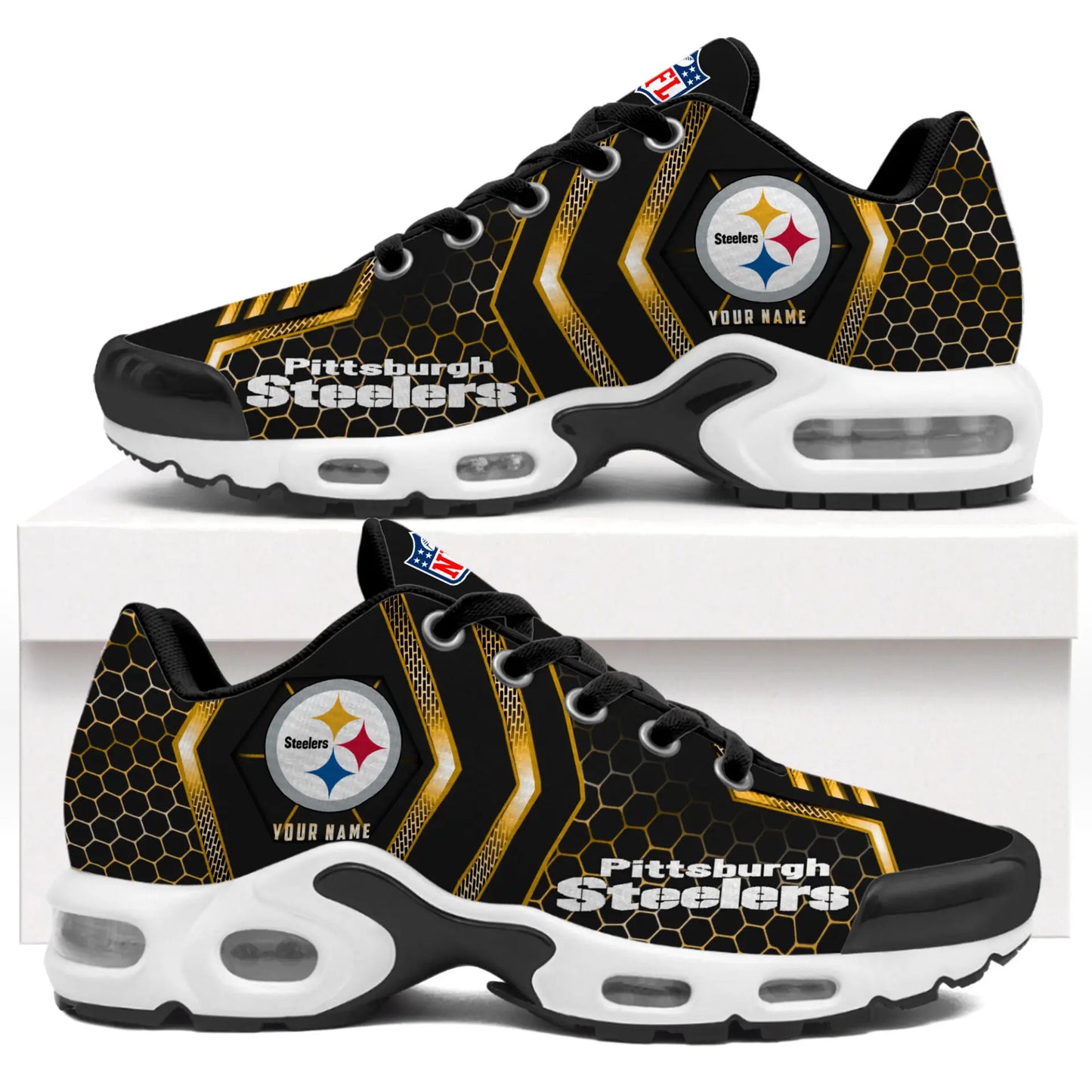 Pittsburgh Steelers | NFL Personalized Air Max Shoes Exclusive Edition TD200925 – HuddleStyle.com - Image 2