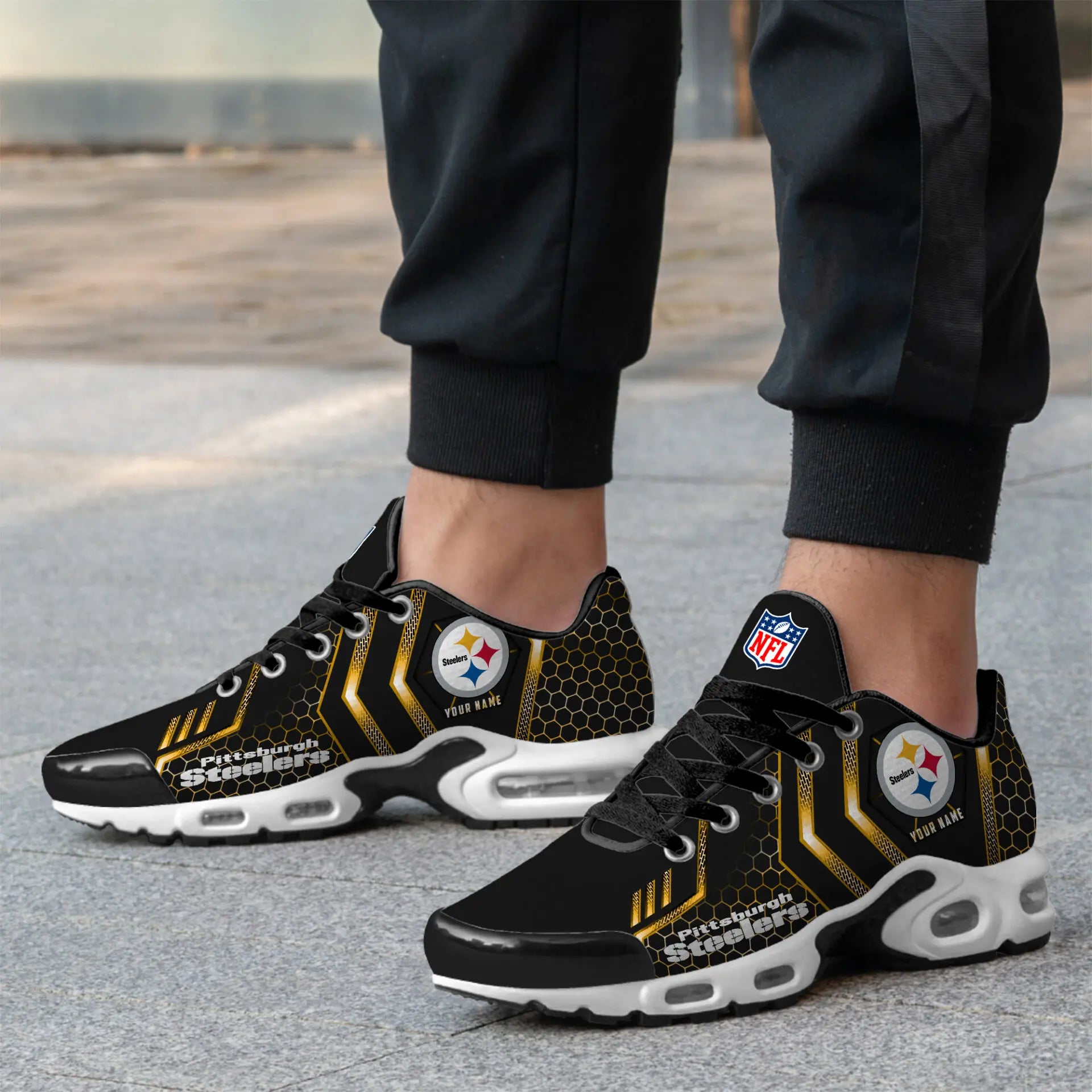 Pittsburgh Steelers | NFL Personalized Air Max Shoes Exclusive Edition TD200925 – HuddleStyle.com - Image 3