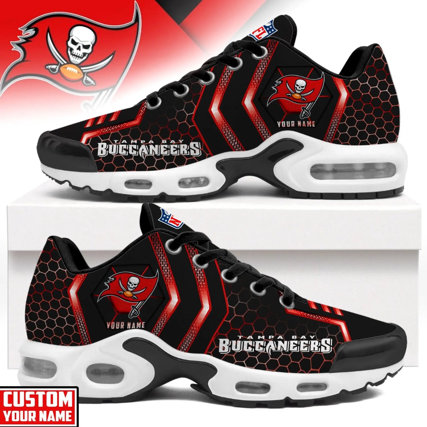 Tampa Bay Buccaneers | NFL Personalized Air Max Shoes Exclusive Edition TD200925 – HuddleStyle.com - Main