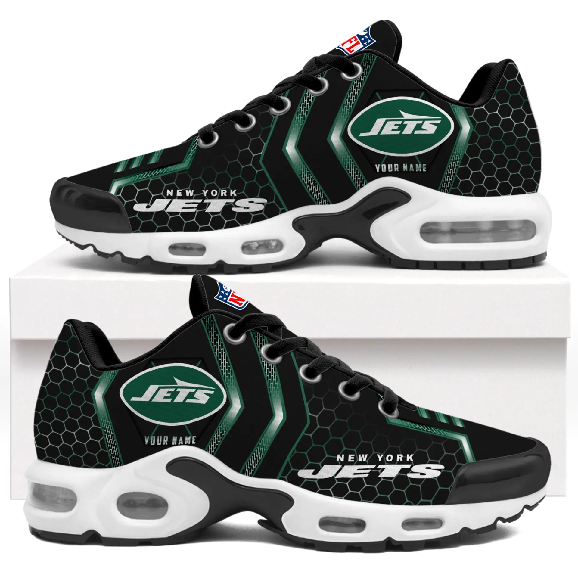 New York Jets | NFL Personalized Air Max Shoes Exclusive Edition TD200925 – HuddleStyle.com - Image 2