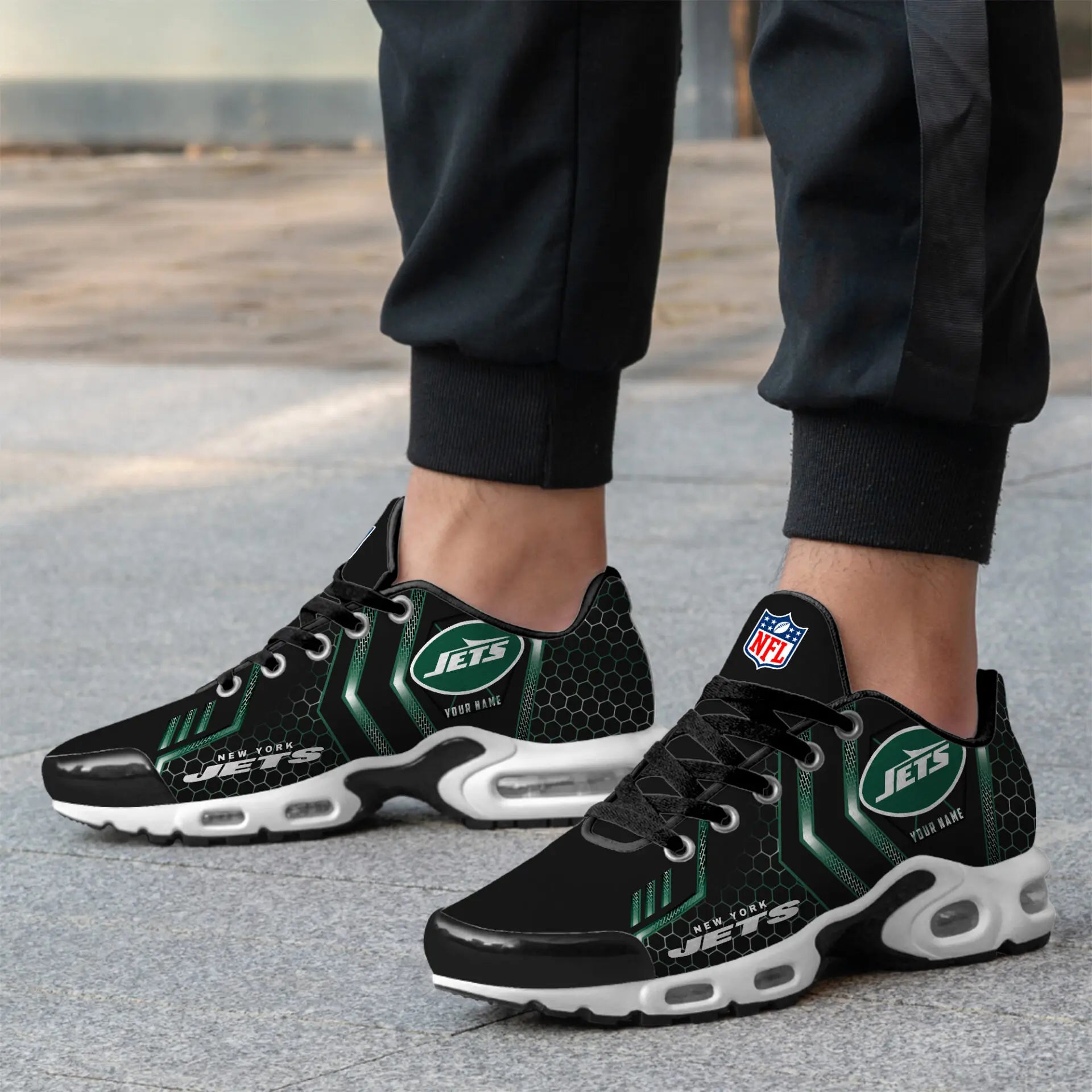 New York Jets | NFL Personalized Air Max Shoes Exclusive Edition TD200925 – HuddleStyle.com - Image 3