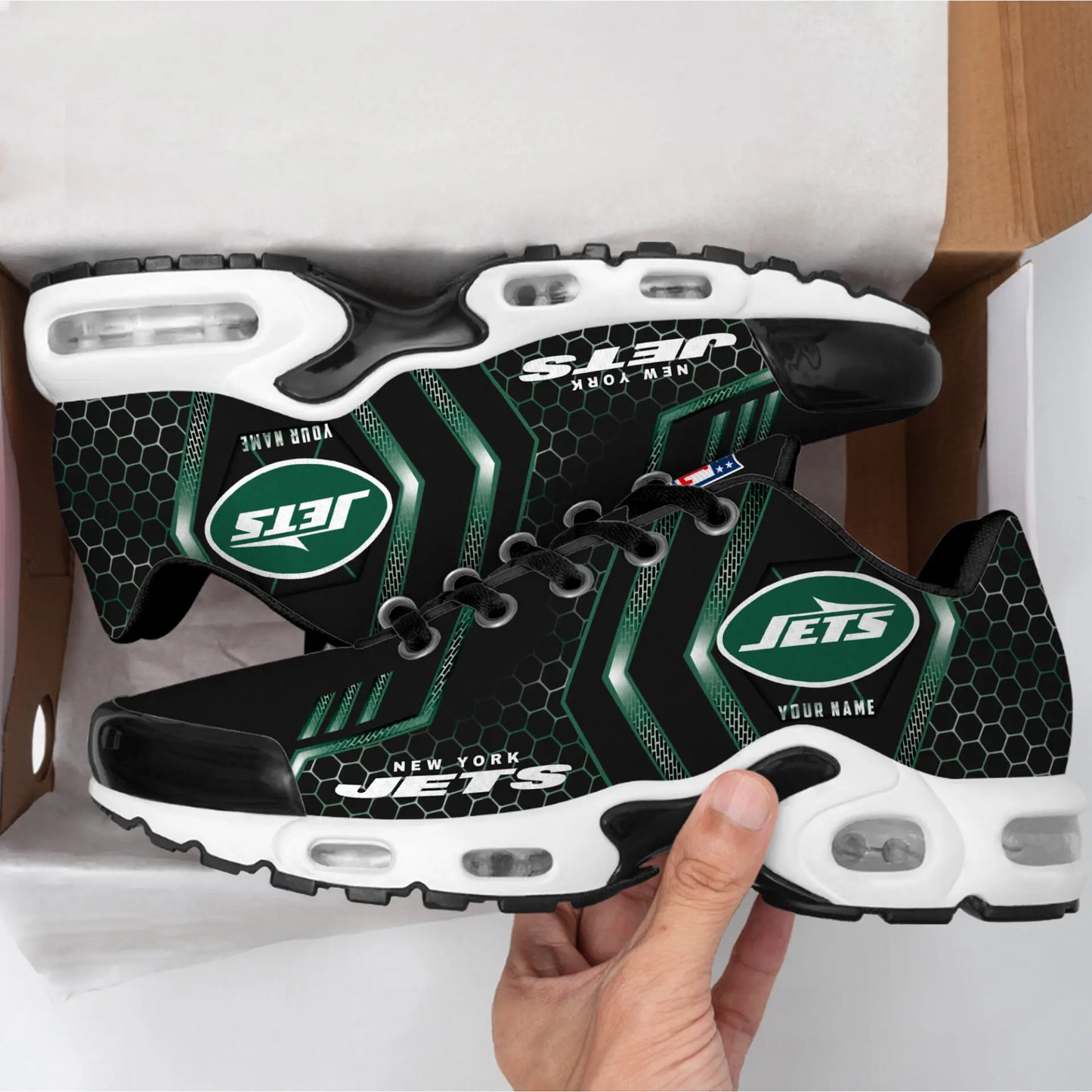 New York Jets | NFL Personalized Air Max Shoes Exclusive Edition TD200925 – HuddleStyle.com - Image 4
