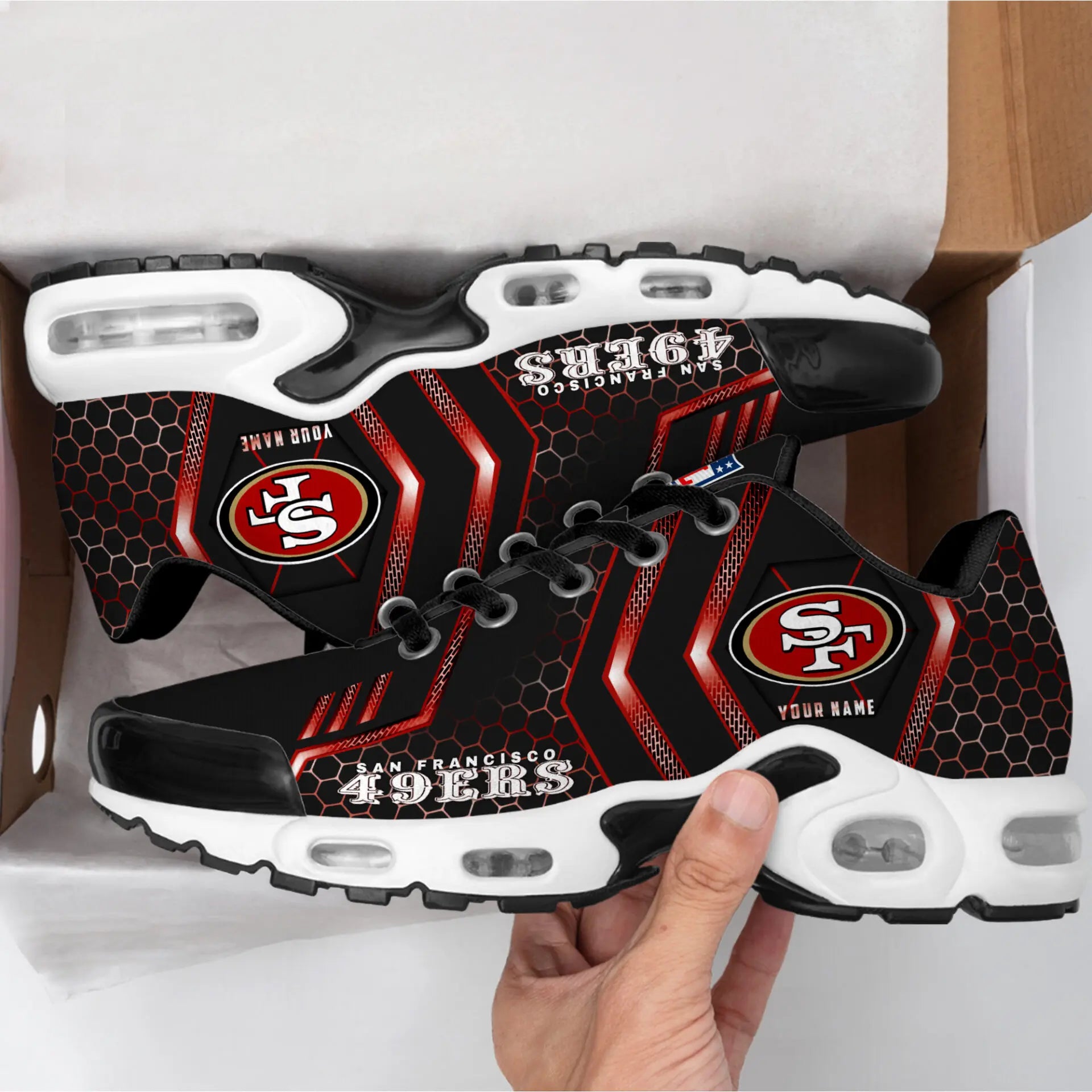San Francisco 49ers | NFL Personalized Air Max Shoes Exclusive Edition TD200925 – HuddleStyle.com - Image 4