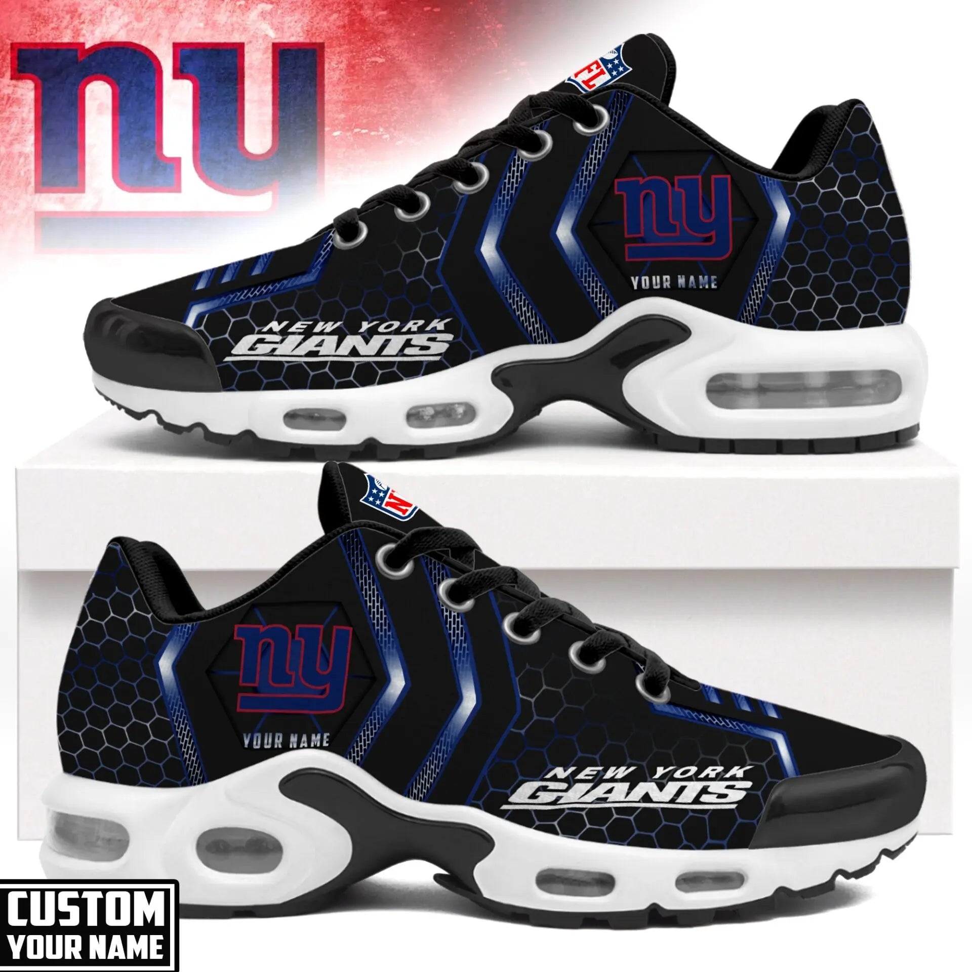 New York Giants | NFL Personalized Air Max Shoes Exclusive Edition TD200925 – HuddleStyle.com - Main