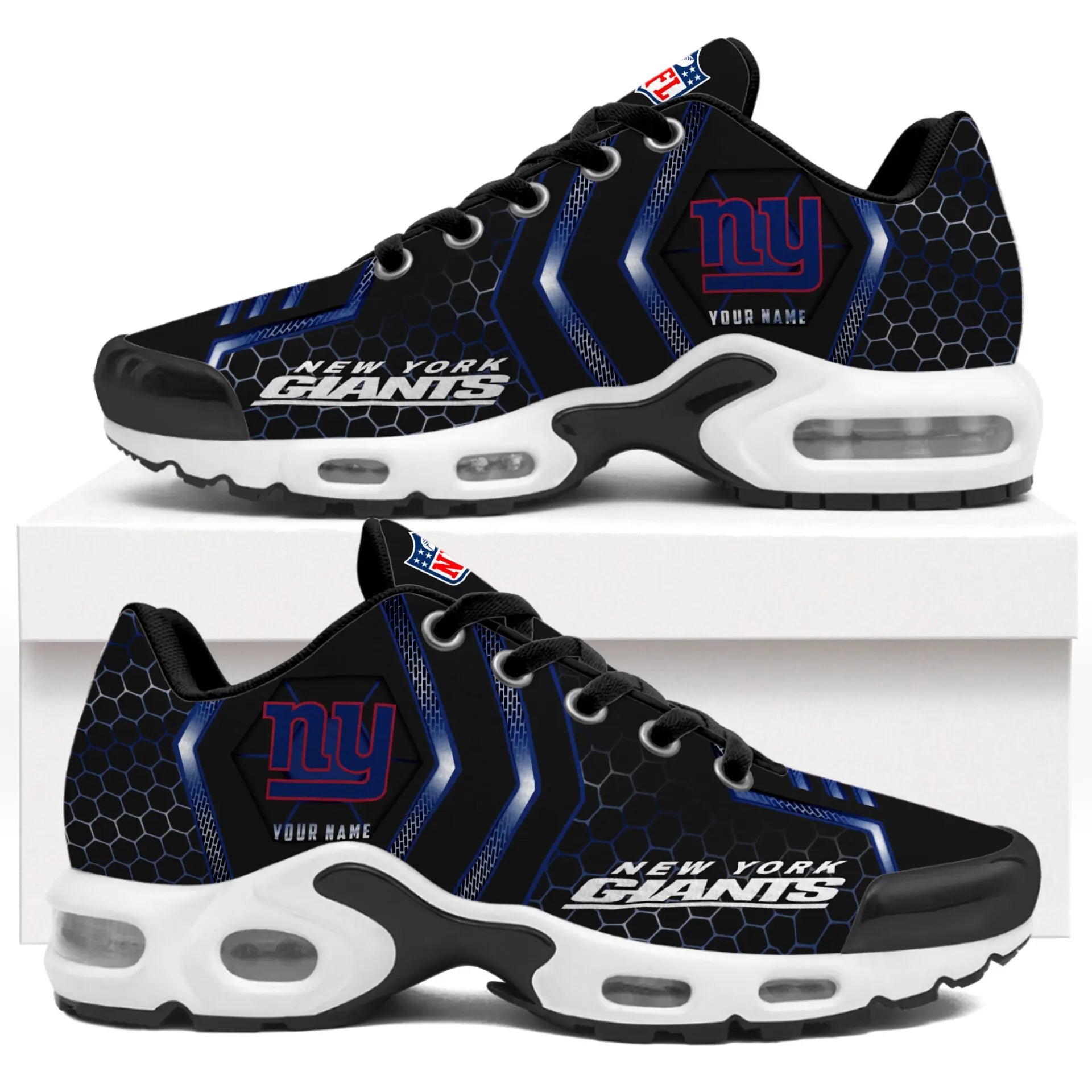 New York Giants | NFL Personalized Air Max Shoes Exclusive Edition TD200925 – HuddleStyle.com - Image 2