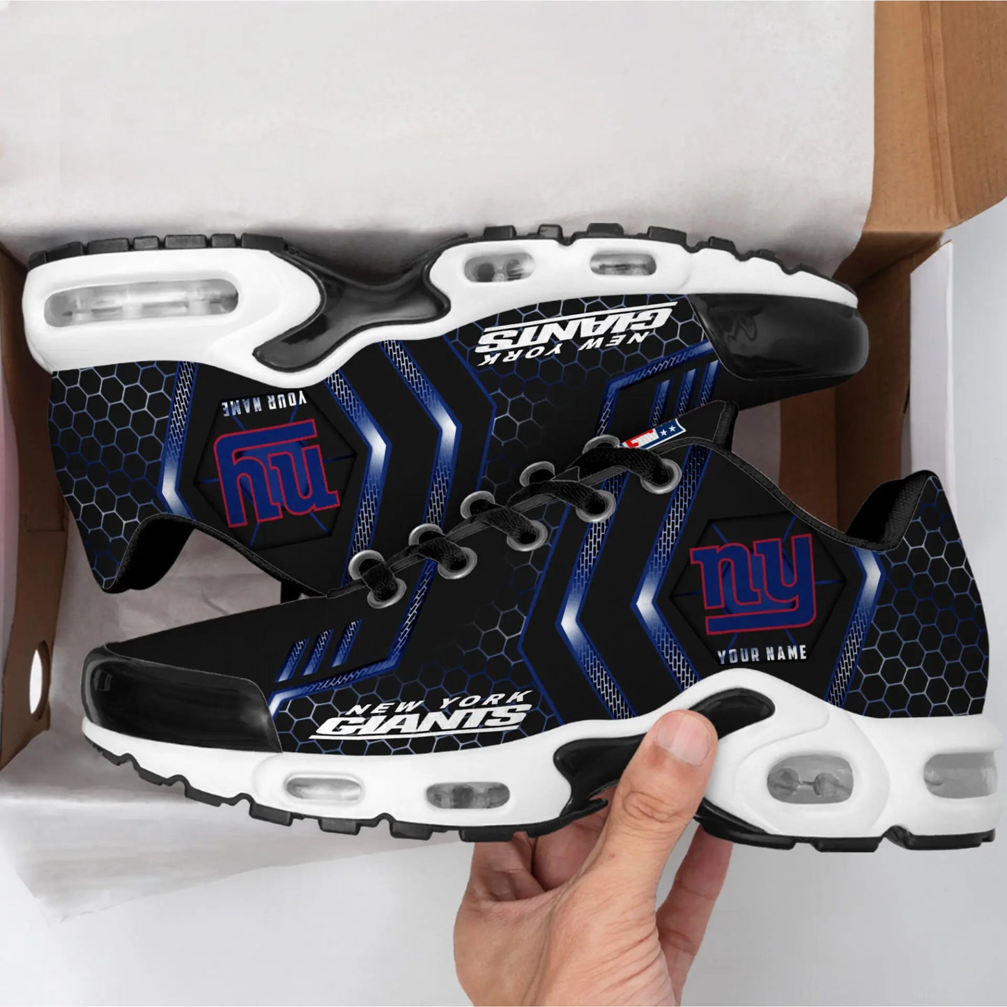 New York Giants | NFL Personalized Air Max Shoes Exclusive Edition TD200925 – HuddleStyle.com - Image 4