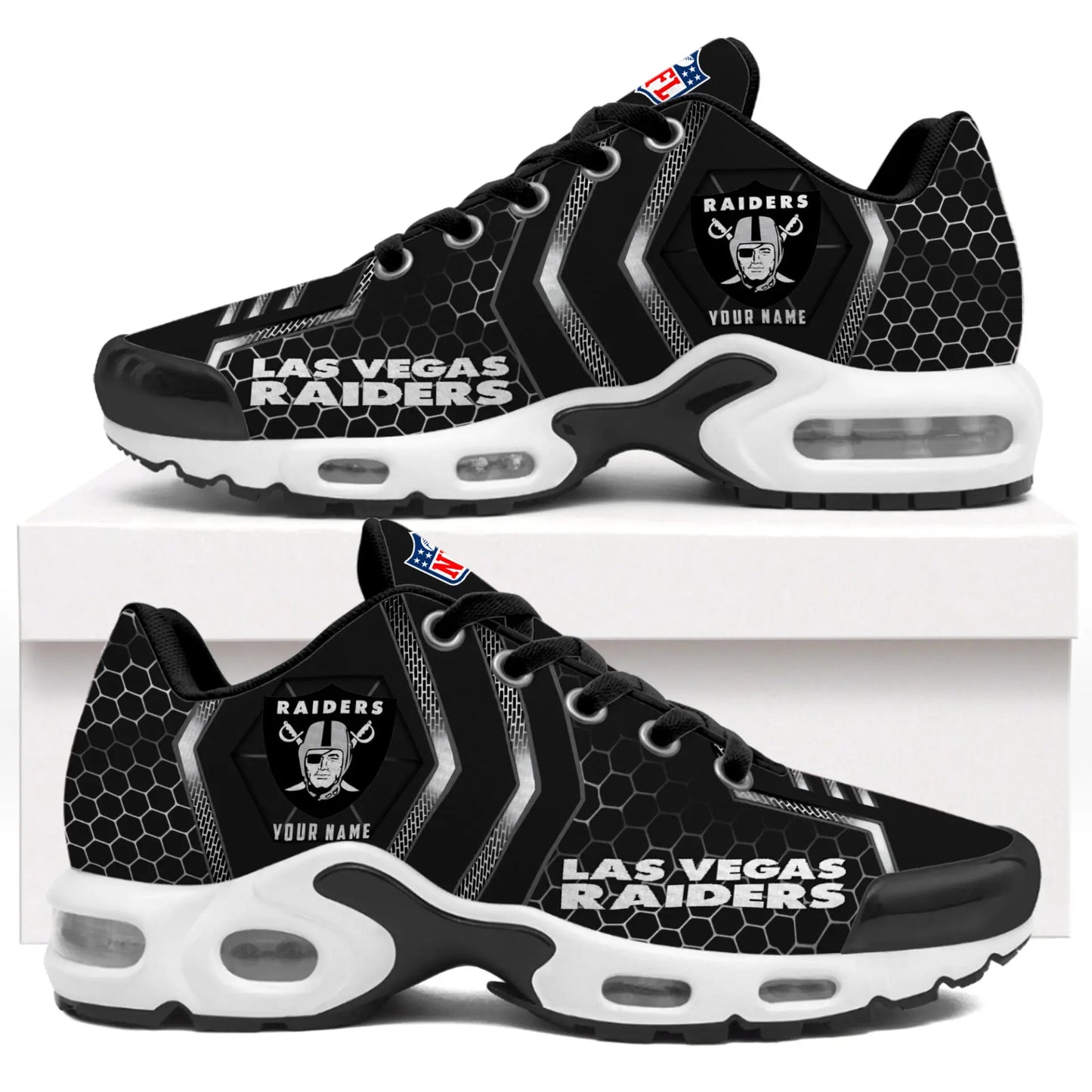 Las Vegas Raiders | NFL Personalized Air Max Shoes Exclusive Edition TD200925 – HuddleStyle.com - Image 2