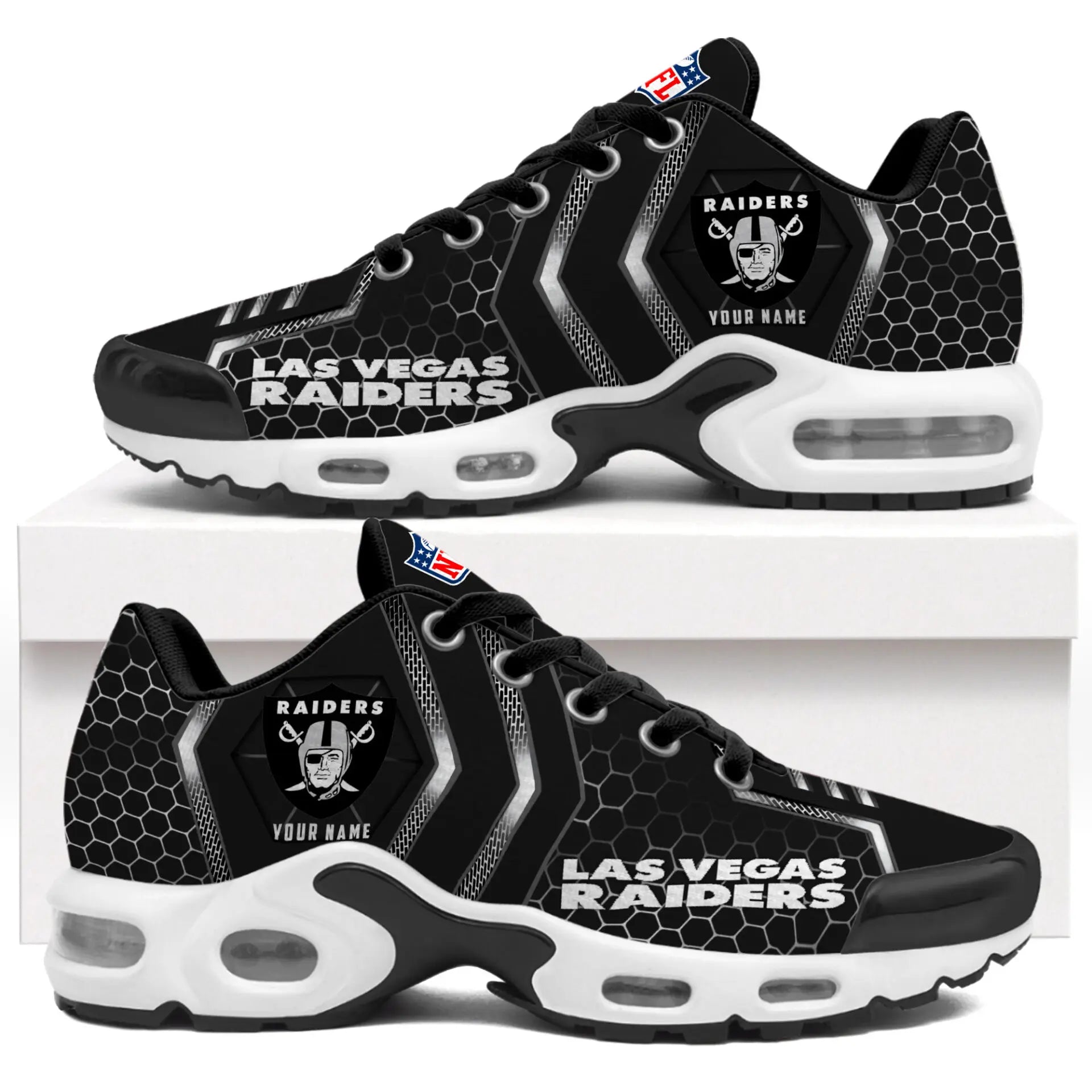 Las Vegas Raiders | NFL Personalized Air Max Shoes Exclusive Edition TD200925 – HuddleStyle.com - Image 2