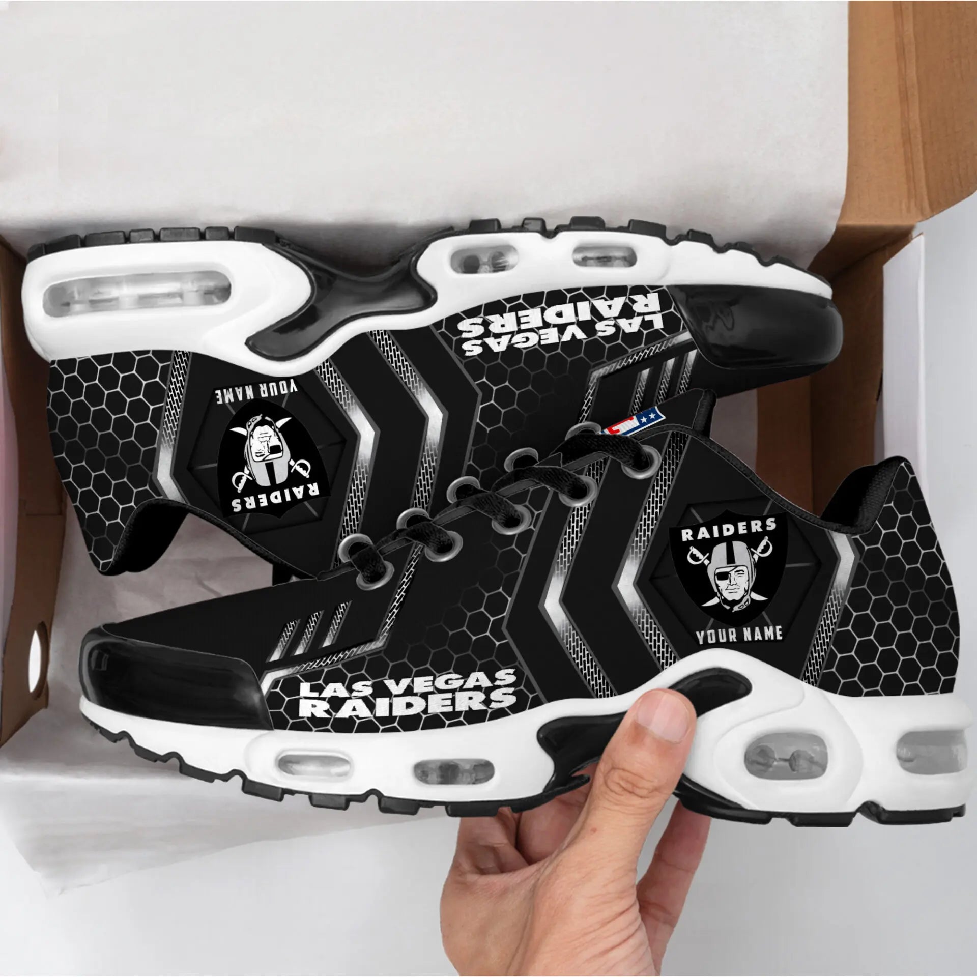 Las Vegas Raiders | NFL Personalized Air Max Shoes Exclusive Edition TD200925 – HuddleStyle.com - Image 4