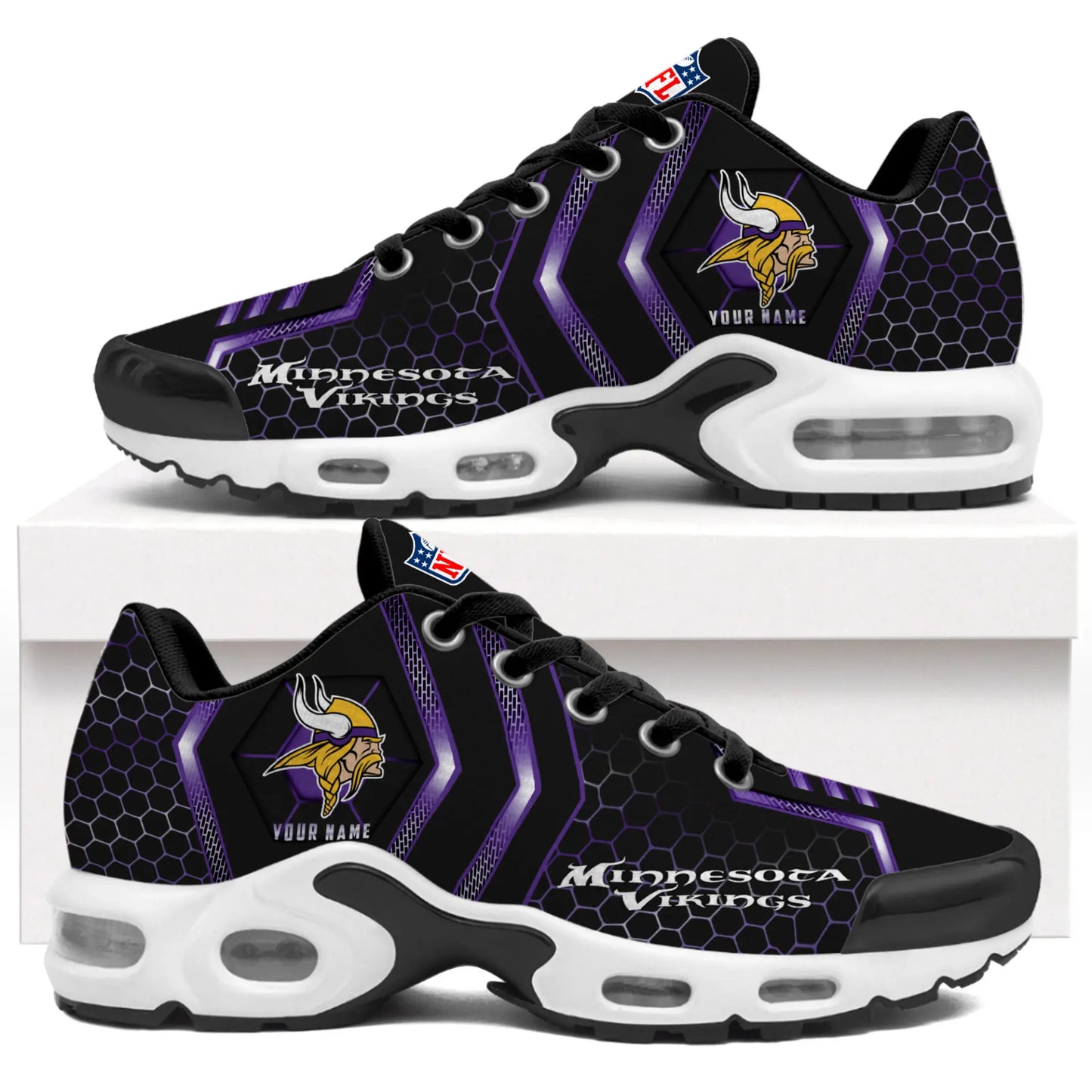 Minnesota Vikings | NFL Personalized Air Max Shoes Exclusive Edition TD200925 – HuddleStyle.com - Image 2
