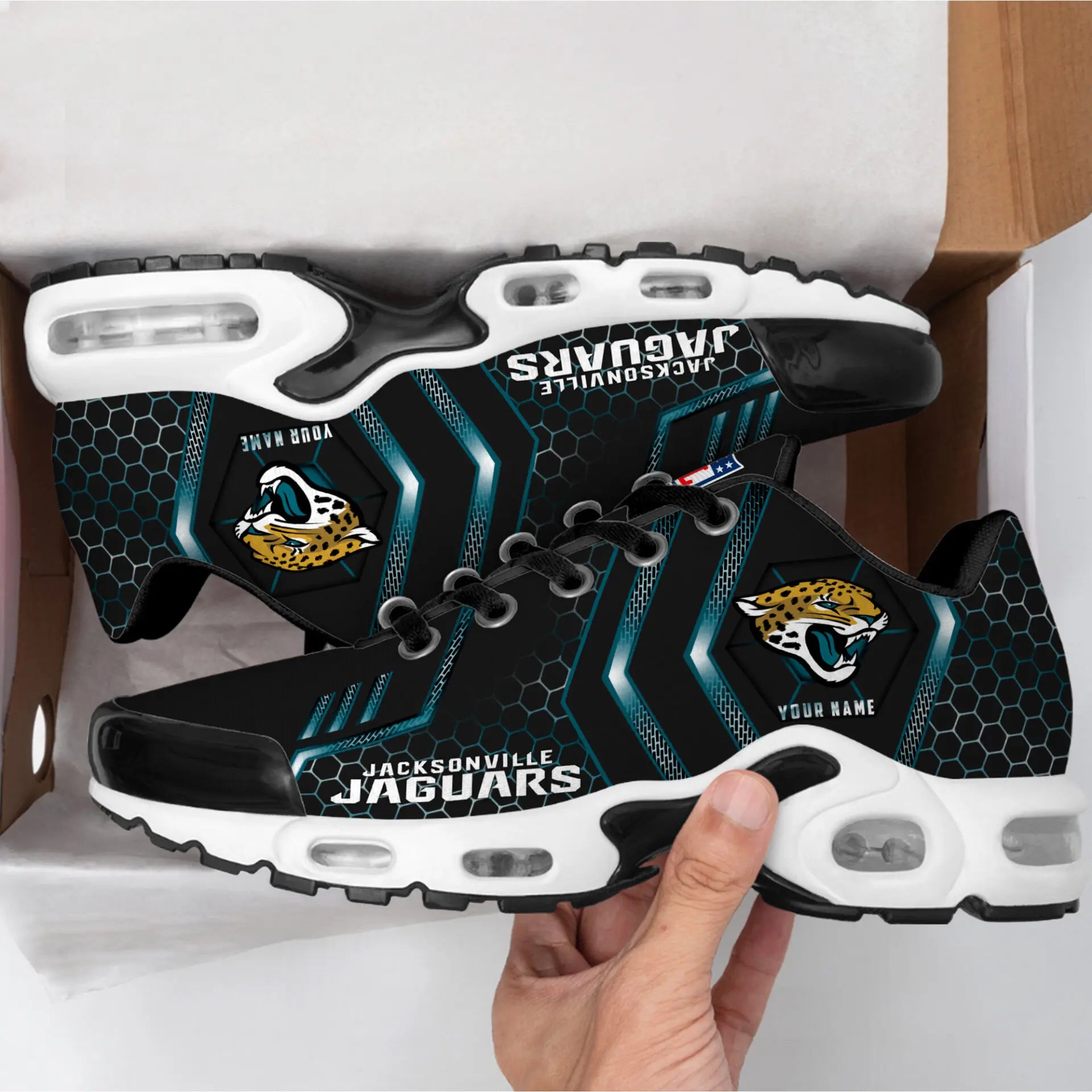 Jacksonville Jaguars | NFL Personalized Air Max Shoes Exclusive Edition TD200925 – HuddleStyle.com - Image 4