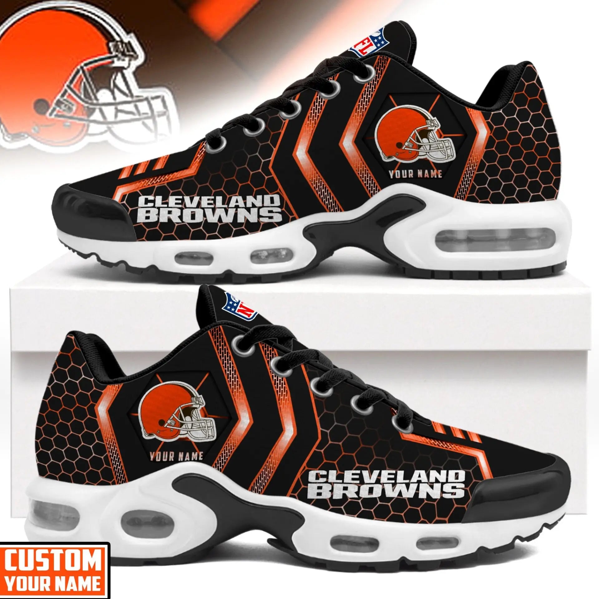 Cleveland Browns | NFL Personalized Air Max Shoes Exclusive Edition TD200925 – HuddleStyle.com - Main
