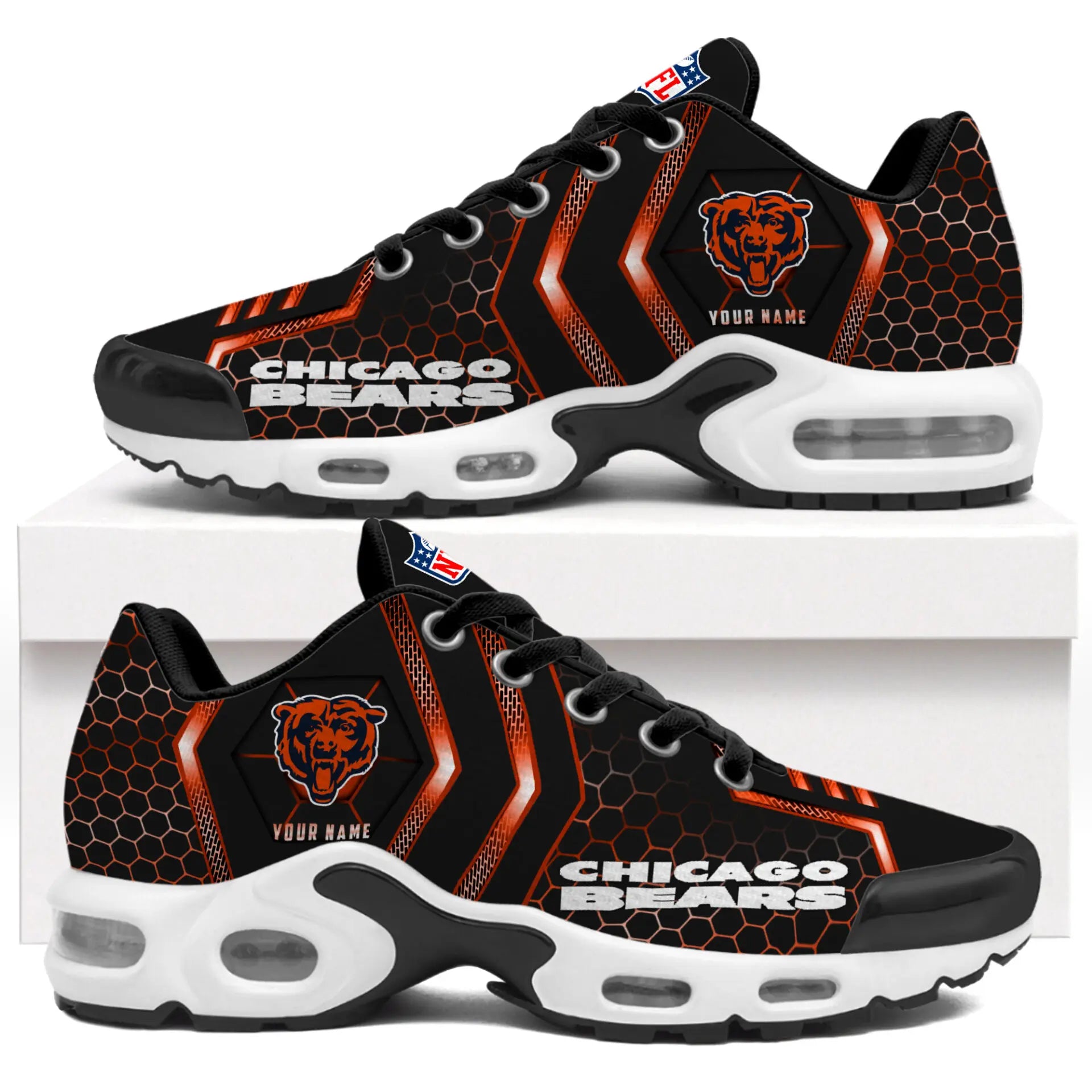 Chicago Bears | NFL Personalized Air Max Shoes Exclusive Edition TD200925 – HuddleStyle.com - Image 2