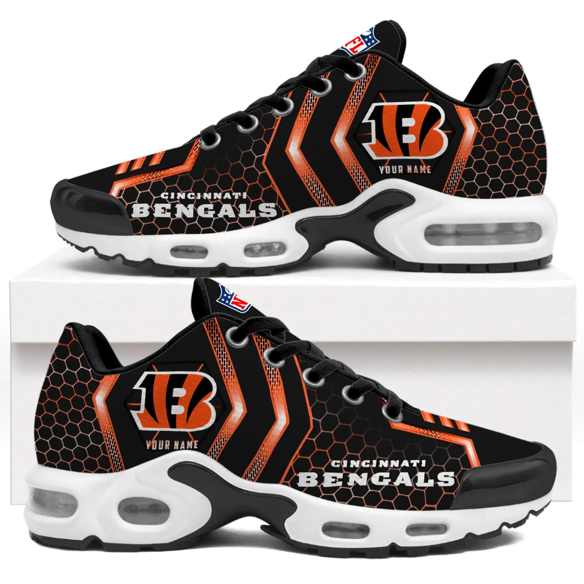 Cincinnati Bengals | NFL Personalized Air Max Shoes Exclusive Edition TD200925 – HuddleStyle.com - Image 2
