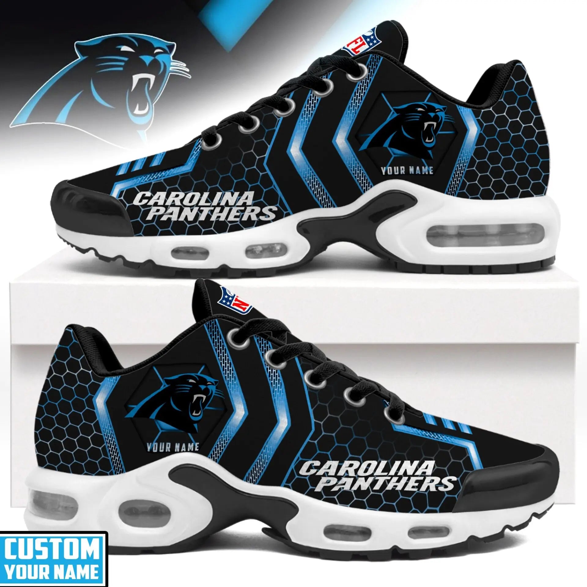 Carolina Panthers | NFL Personalized Air Max Shoes Exclusive Edition TD200925 – HuddleStyle.com - Main