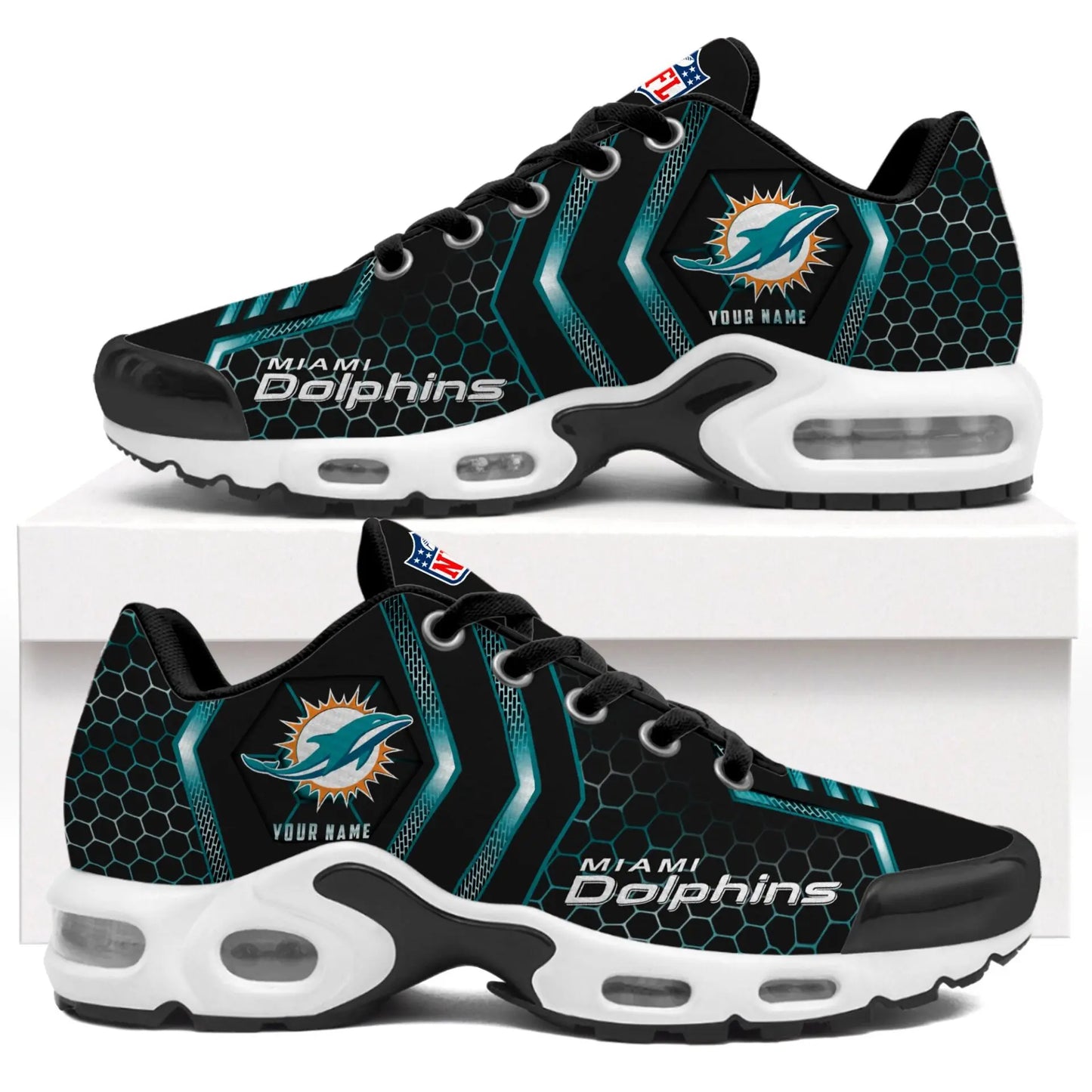 Miami Dolphins | NFL Personalized Air Max Shoes Exclusive Edition TD200925 – HuddleStyle.com - Image 2