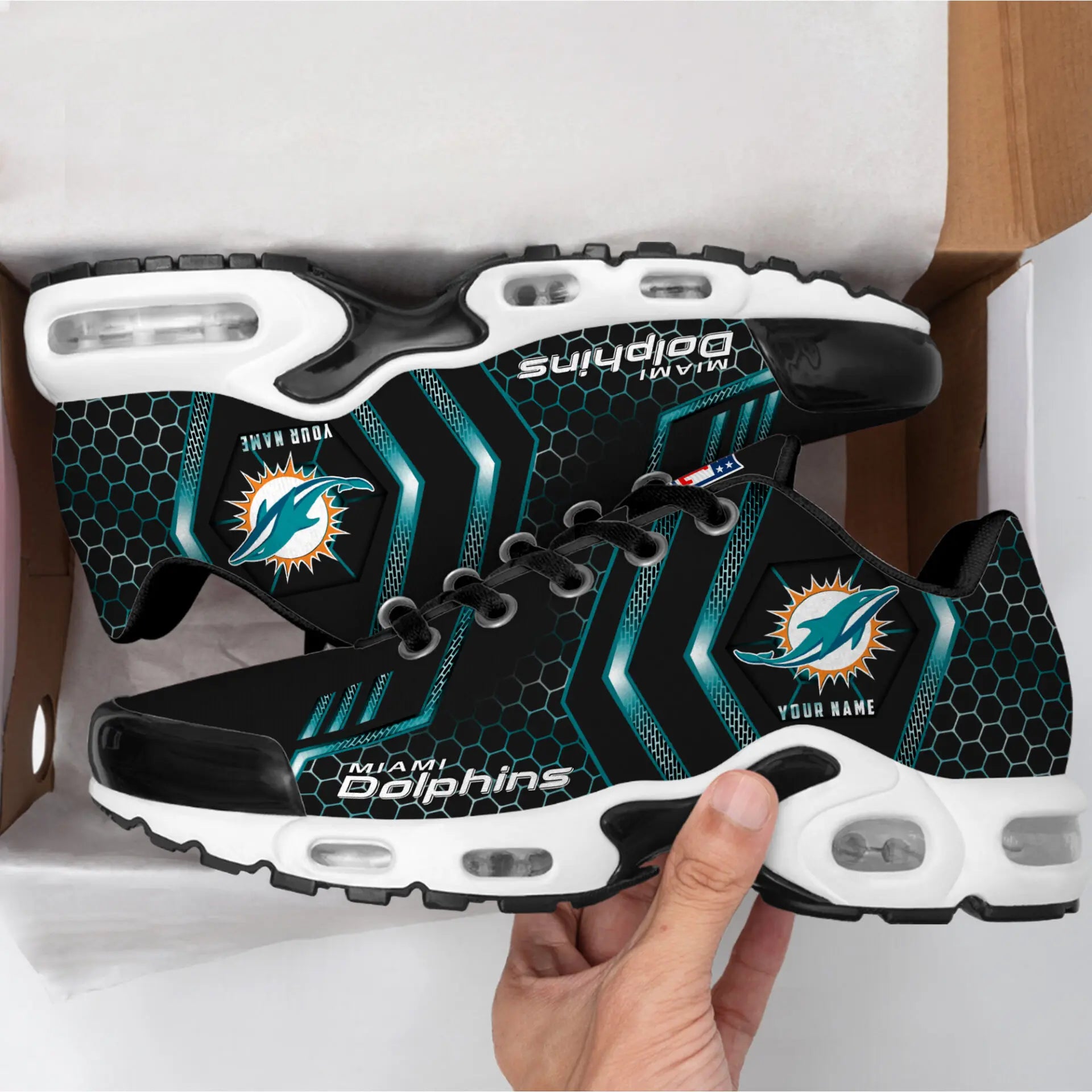 Miami Dolphins | NFL Personalized Air Max Shoes Exclusive Edition TD200925 – HuddleStyle.com - Image 4