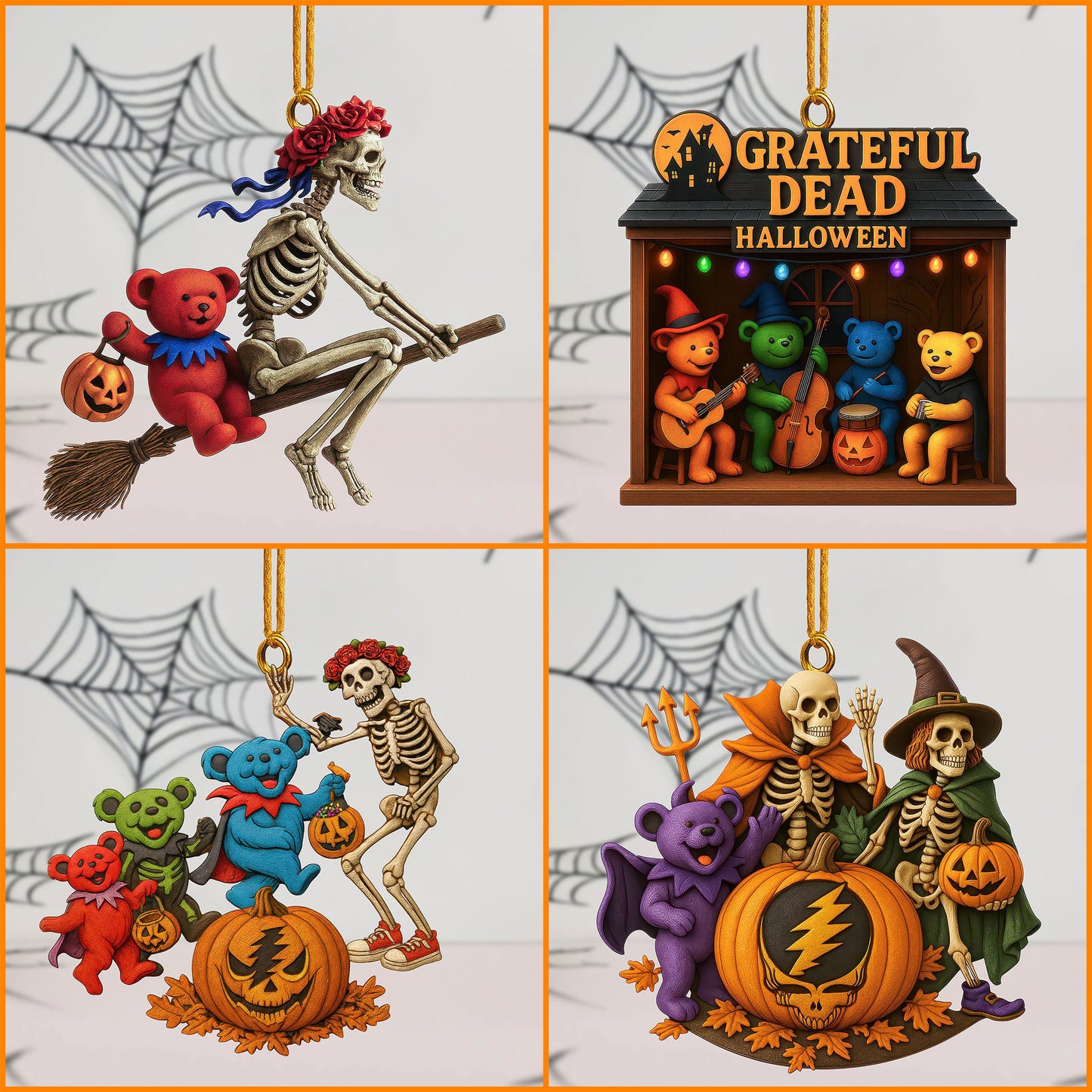 Premium GRFD Halloween Ornament NY
