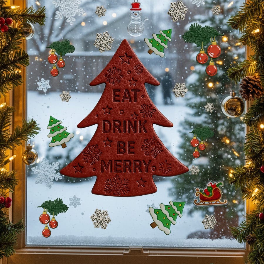 Premium DMB Christmas Window Magnet HI