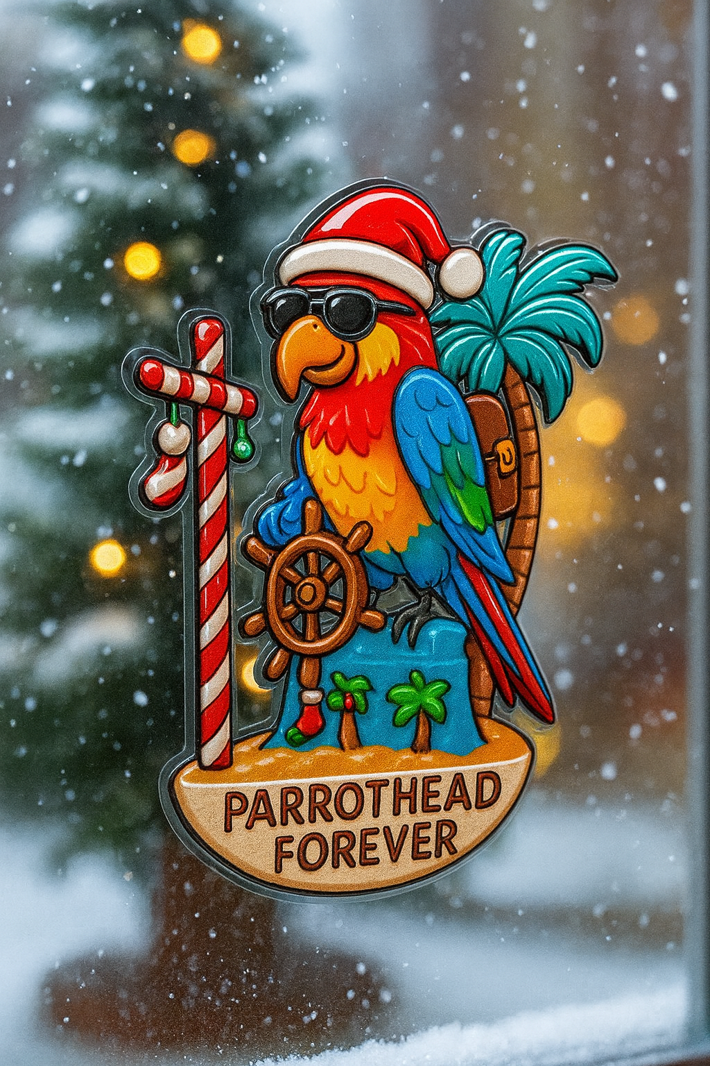 Premium JBT Christmas Window Magnet HI