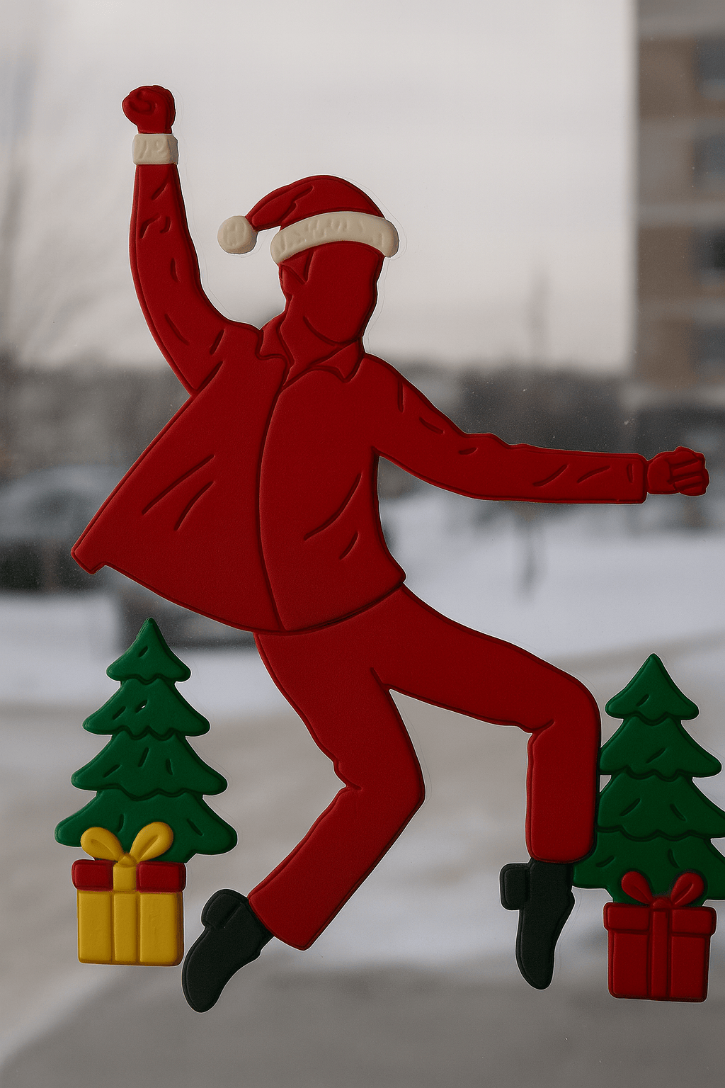 Premium ELV Christmas Window Magnet HI