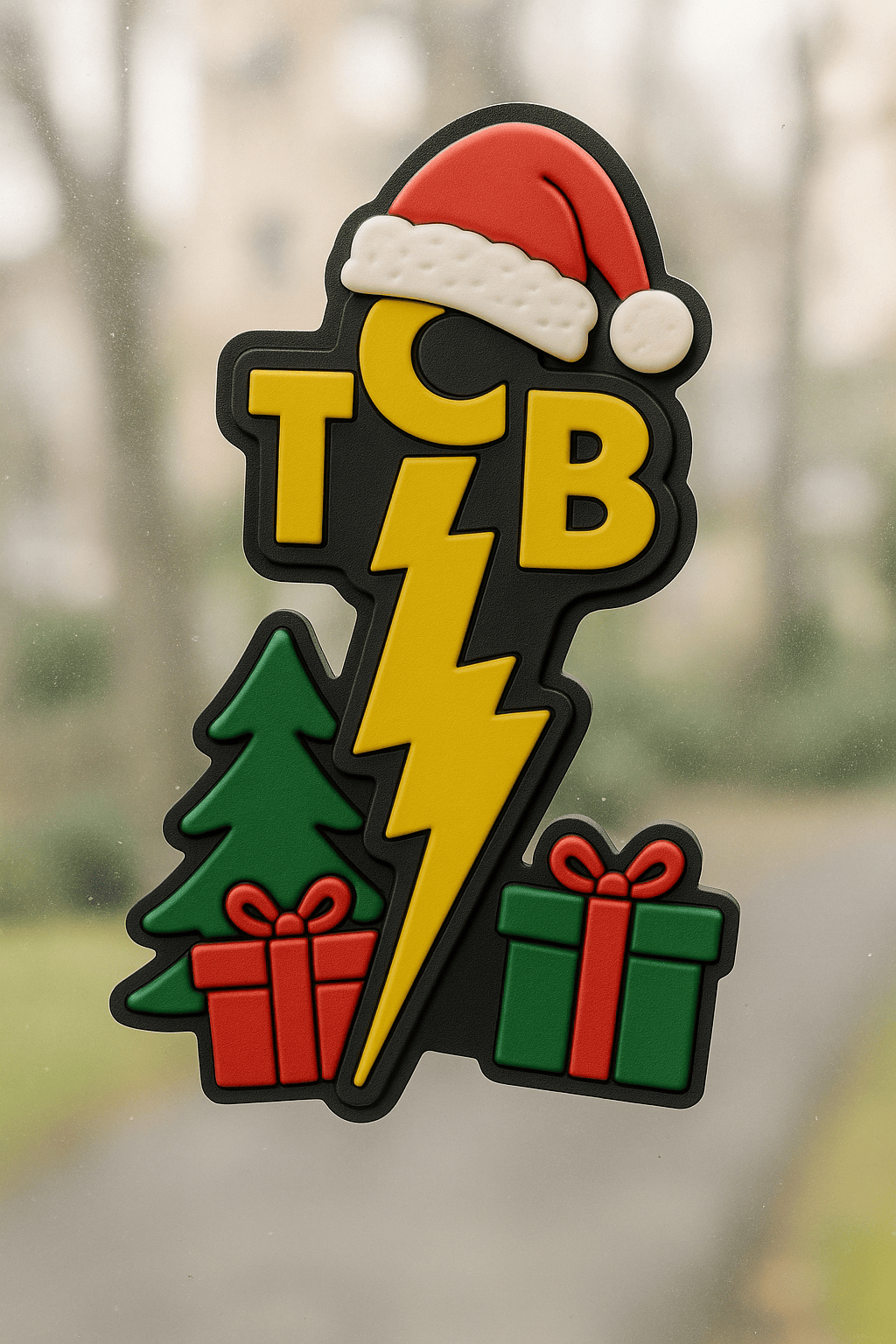 Premium ELV Christmas Window Magnet HI