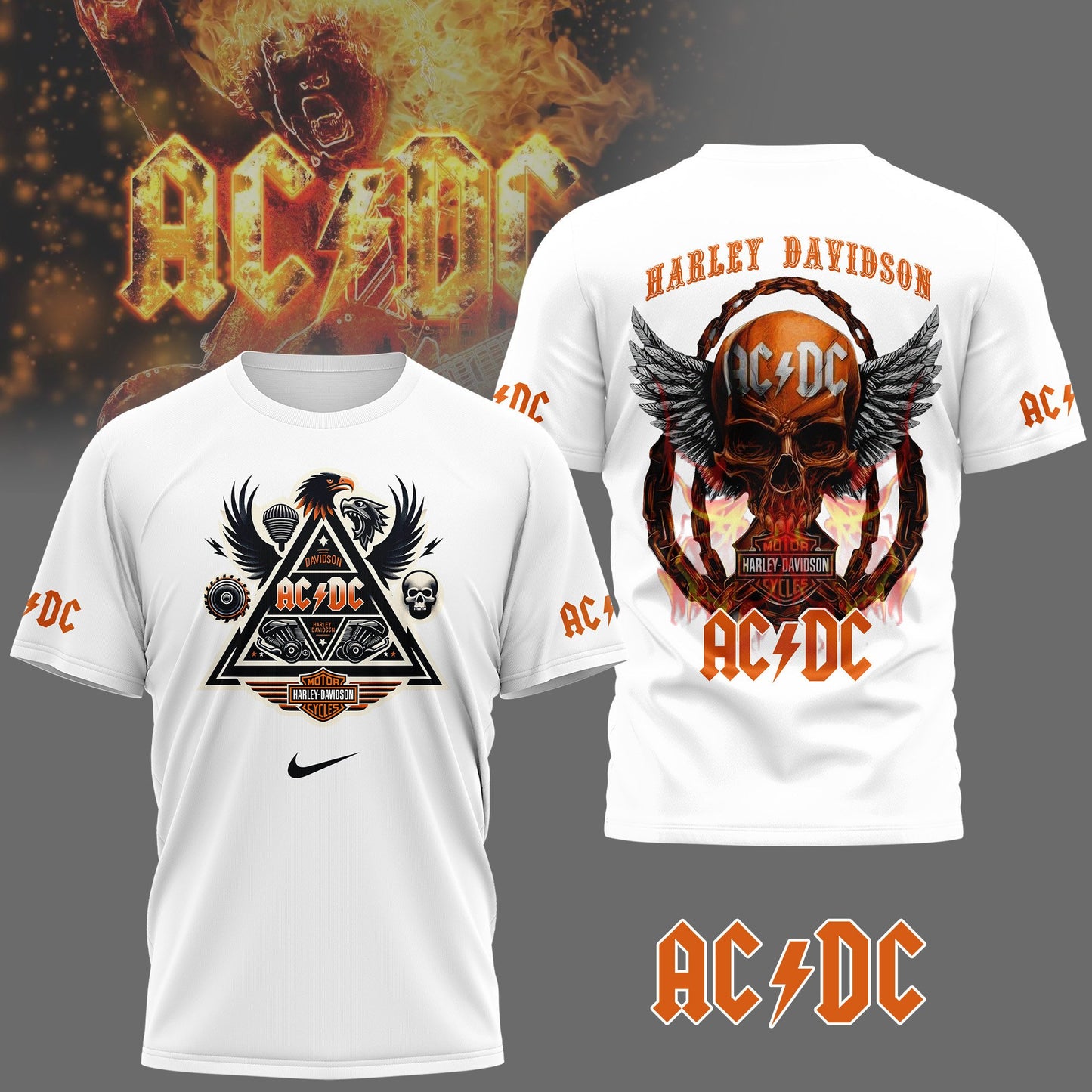 Premium ACD Harley Davidson 3D Shirt NY