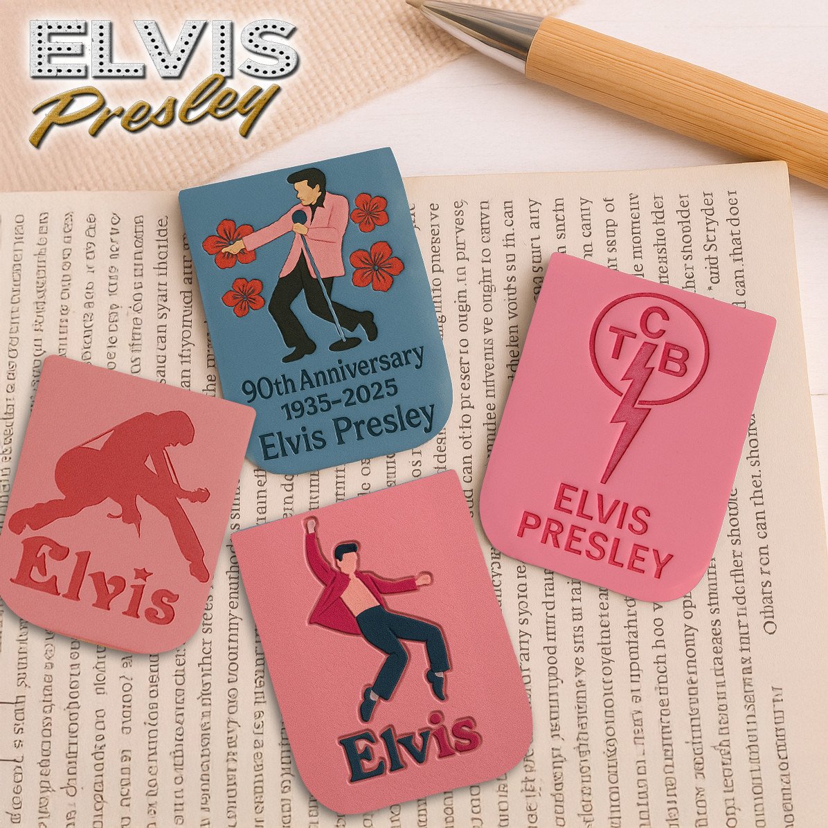 Premium ELV Bookmark Gift for Fans HI