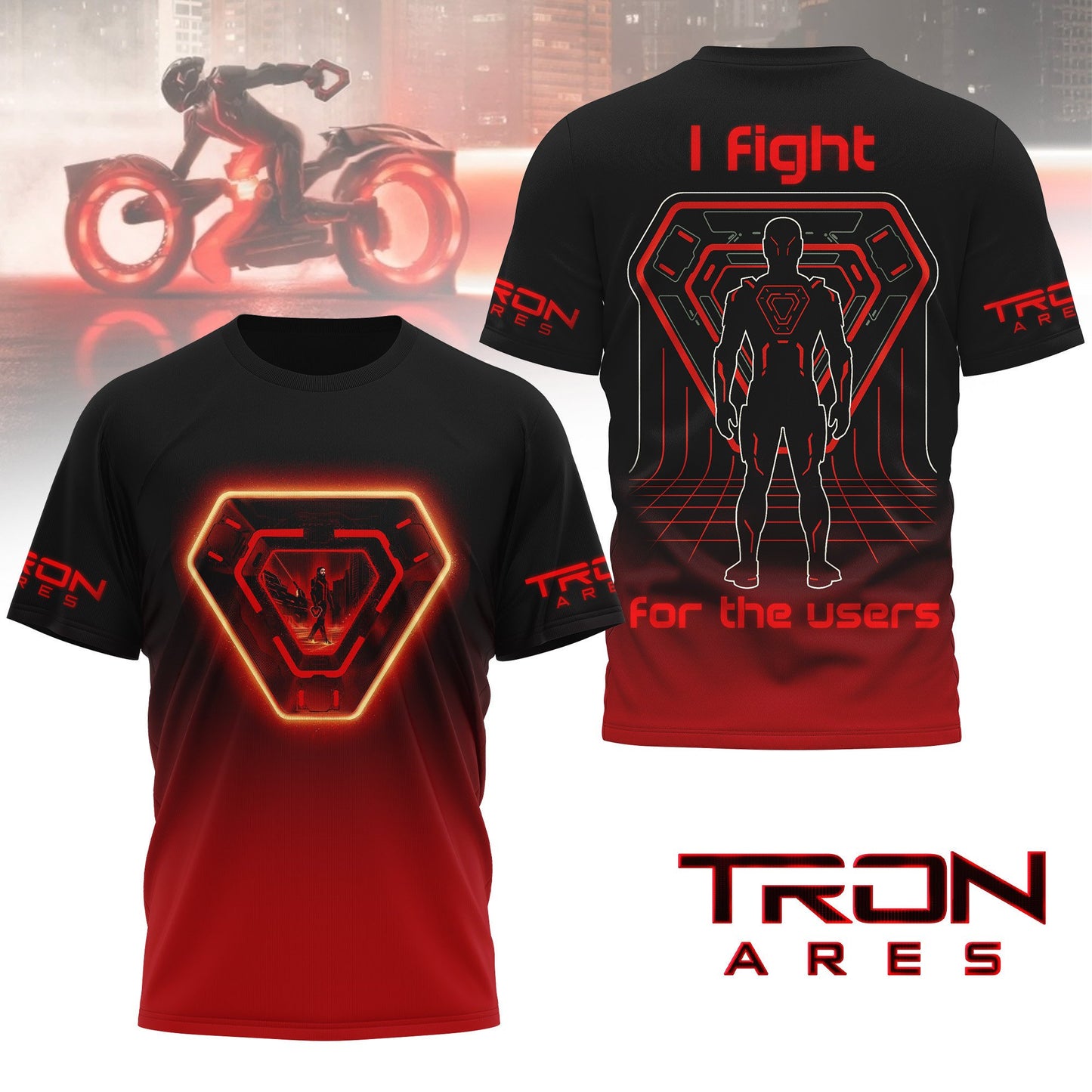 Premium TRON I fight for users 3D Shirt HI