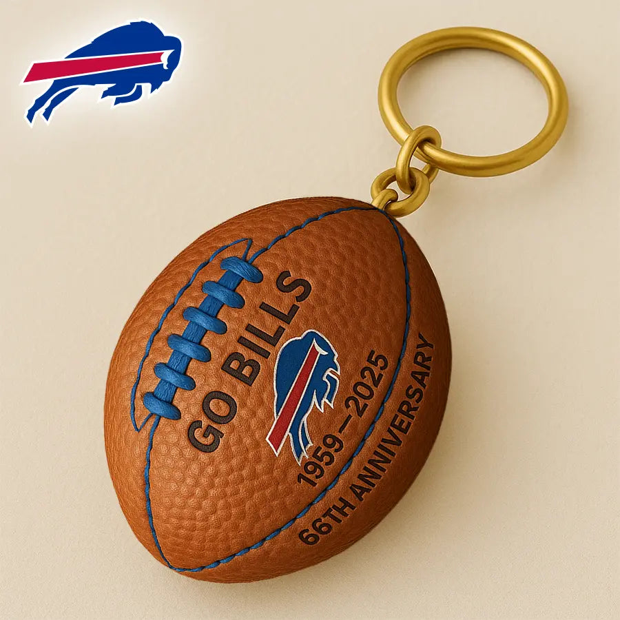 Buffalo Bills | Premium NFL Anniversary Keychain – HuddleStyle.com - Image 2