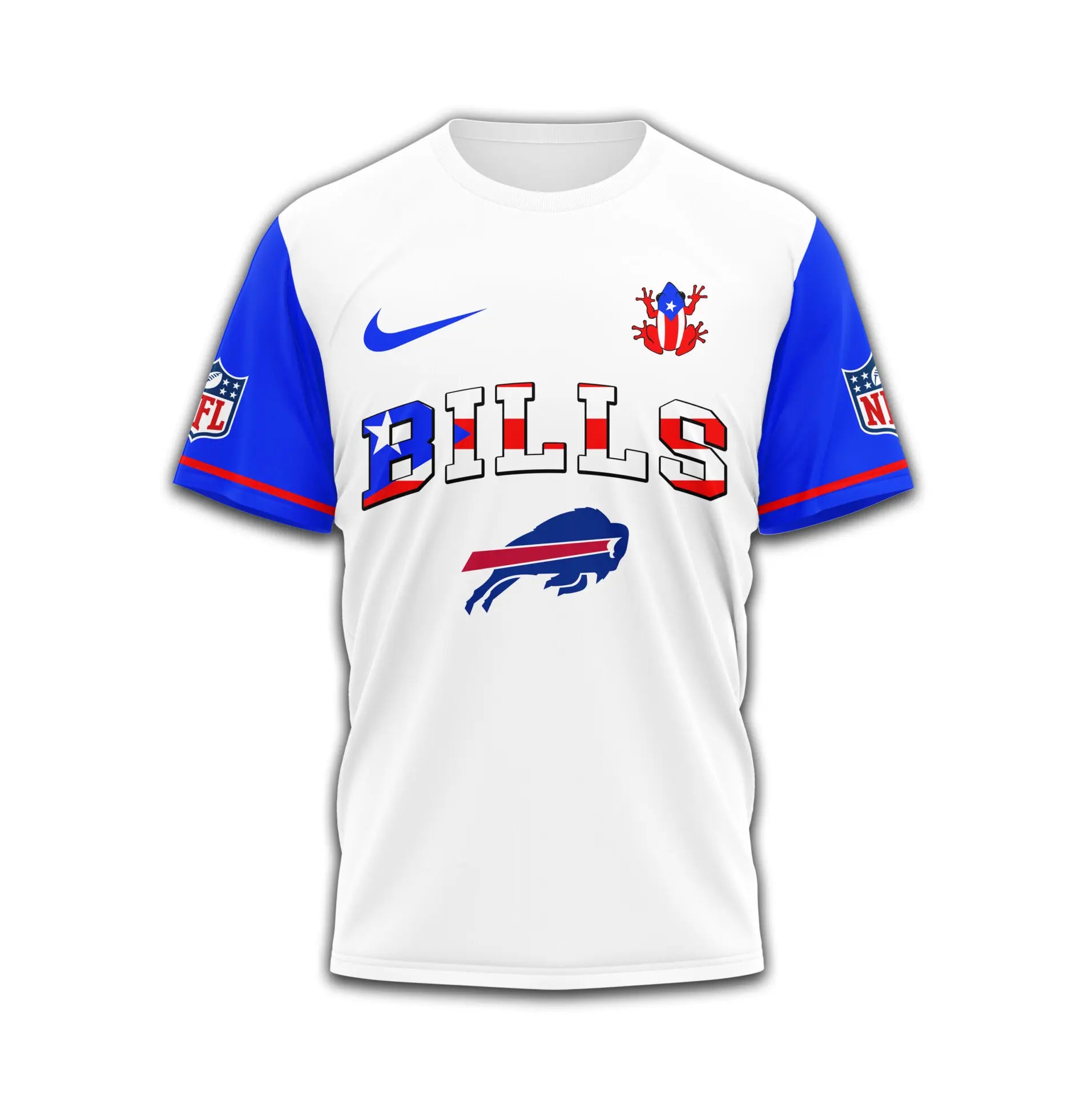Buffalo Bills | Premium NFL x Puerto Rico  3D Shirt TD – HuddleStyle.com - Main