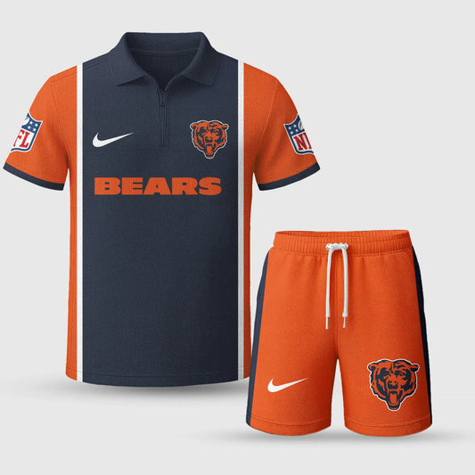 Chicago Bears | Premium NFL Combo Polo And Shorts TD – HuddleStyle.com - Main